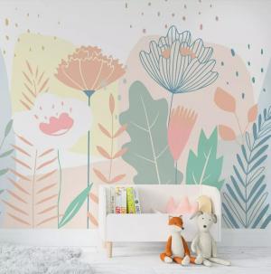 Painel Floral Papel de parede ou Adesivo Sob Medida - Valor referente a 1m², utilize a calculadora abaixo e veja quantos m² irá precisa para sua parede.  Por favor Papel de parede ou Adesivo  Recomendamos acrescentar 10cm tanto na largura quanto na altura por medida de segurança.