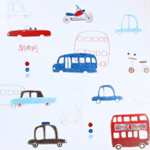 Papel de Parede Infantil Carros